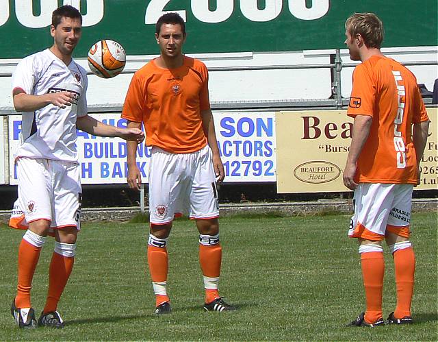Burscough FC v Blackpool FC - Saturday July 11th 2009.