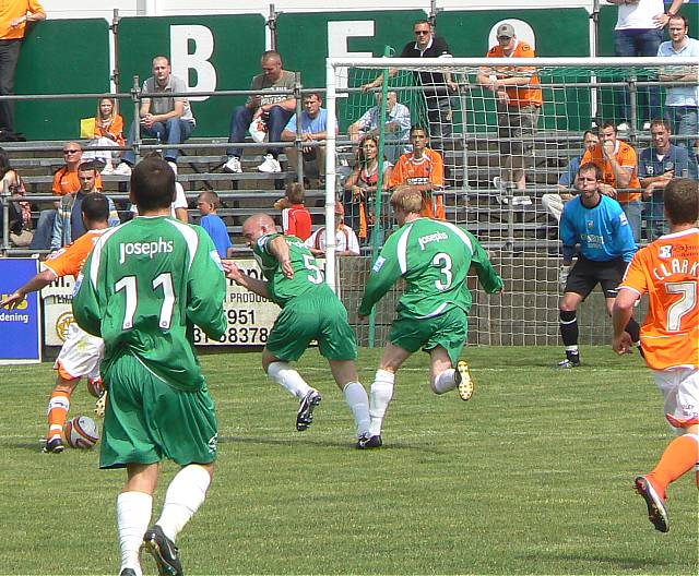 Burscough FC v Blackpool FC - Saturday July 11th 2009.