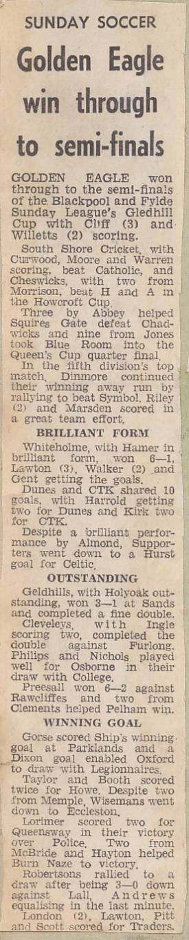 Memory Lane 1972/73 Season (Part 3) Memory Lane 1972/73 Season (Part 3)