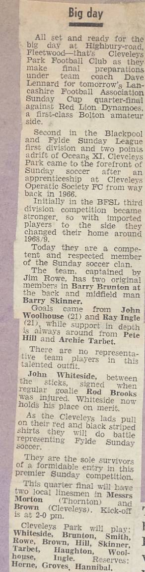Memory Lane 1972/73 Season (Part 3) Memory Lane 1972/73 Season (Part 3)