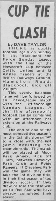 Memory Lane 1972/73 Season (Part 3) Memory Lane 1972/73 Season (Part 3)