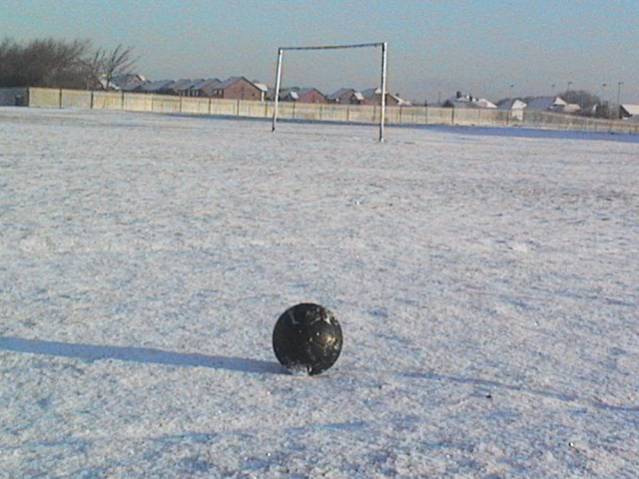 Snow across the Fylde Coast.