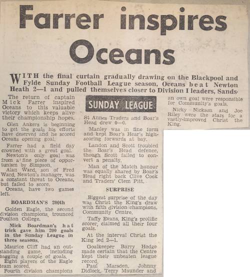 Memory Lane - 1971/72 Season Memory Lane - 1971/72 Season