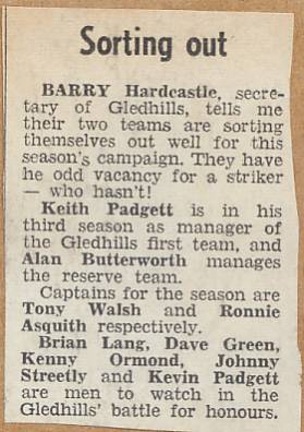 Memory Lane - 1972/73 Season (Part 1) Memory Lane - 1972/73 Season (Part 1)