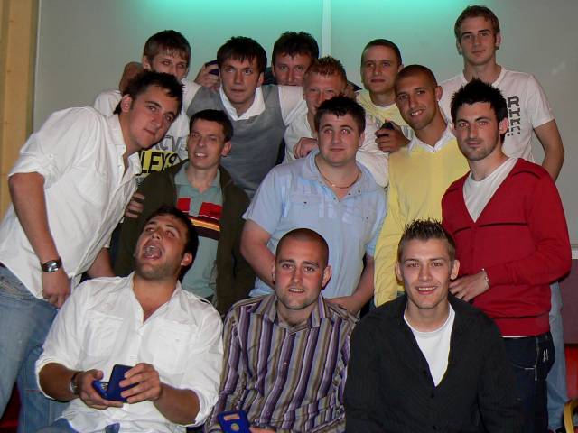 Presentation night - 2007/08 season.