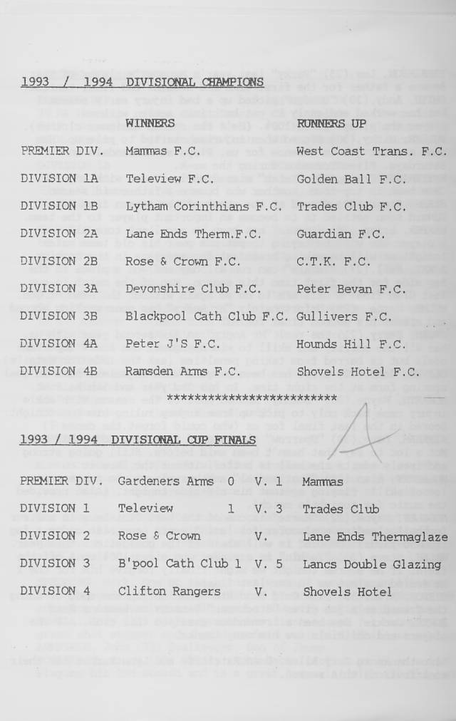 40 Years of the Gledhill Trophy ( Part 1).