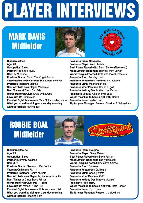 GLEDHILL FINAL - PLAYER INTERVIEWS