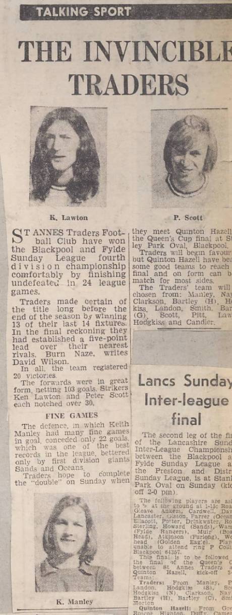 Memory Lane - 1971/72 Season Memory Lane - 1971/72 Season